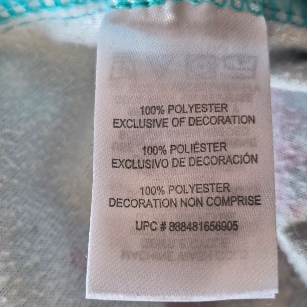 Dollie & Me Pajama Set Kids Size 14 Teal Blue Pink Doll Snowflake Fleece Cozy - Picture 13 of 13